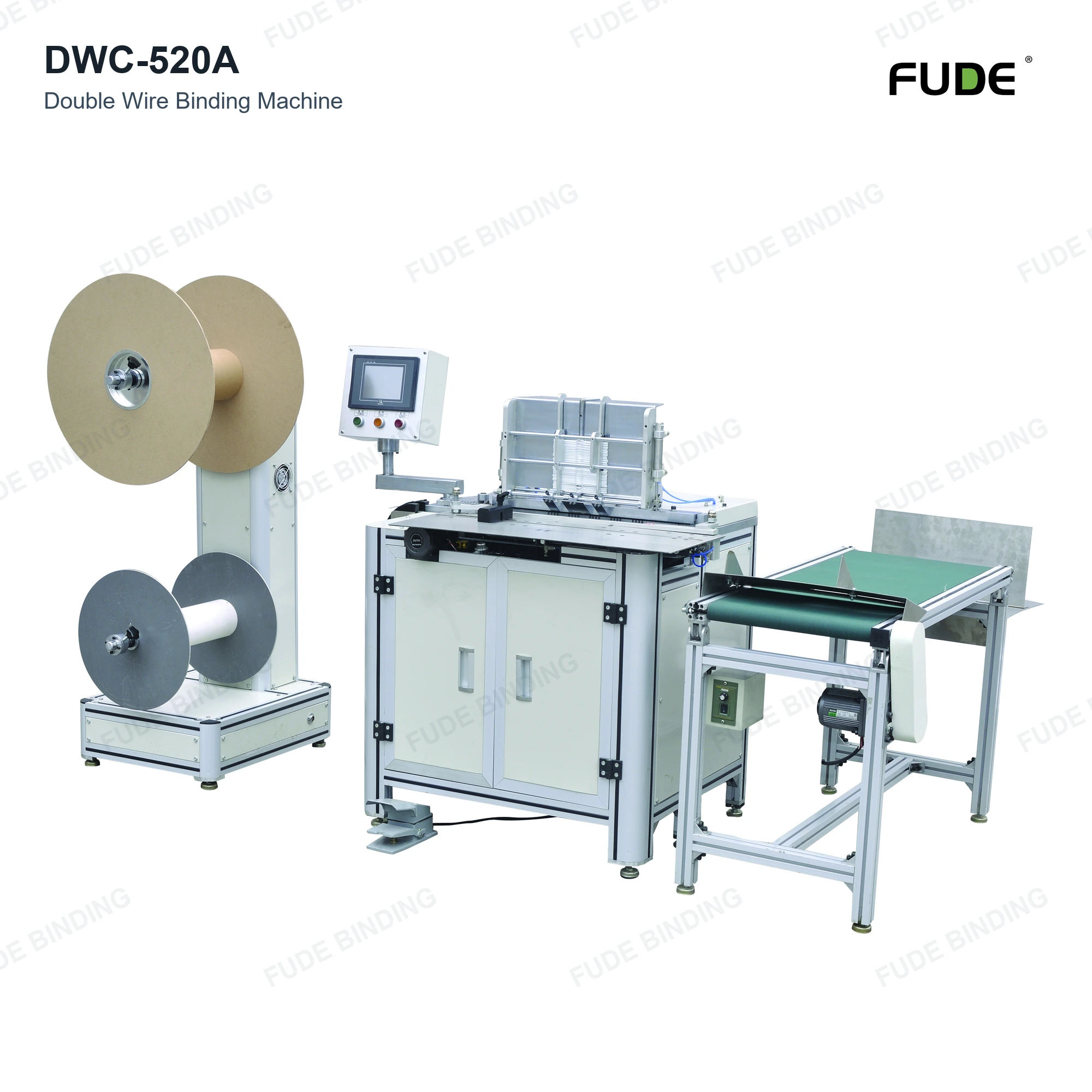 DWC-520A félig{2}}automatikus kéthuzalos kötőgép akasztós adagolóval